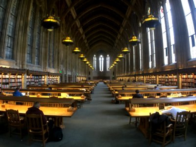 Suzzallo library, Seattle, Usa photo