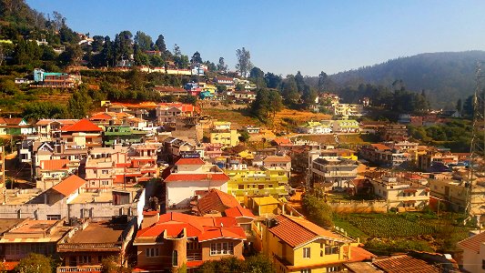 Scenic village, Mountain village, Houses