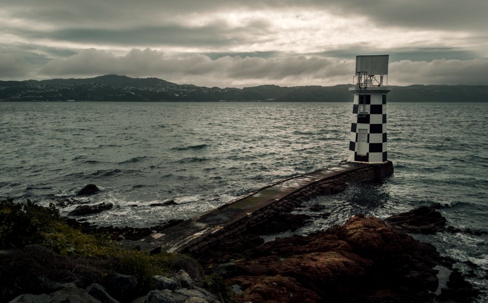 Point halswell lighthouse, Wellington, New zeal