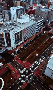Japan, Sapporo, Street