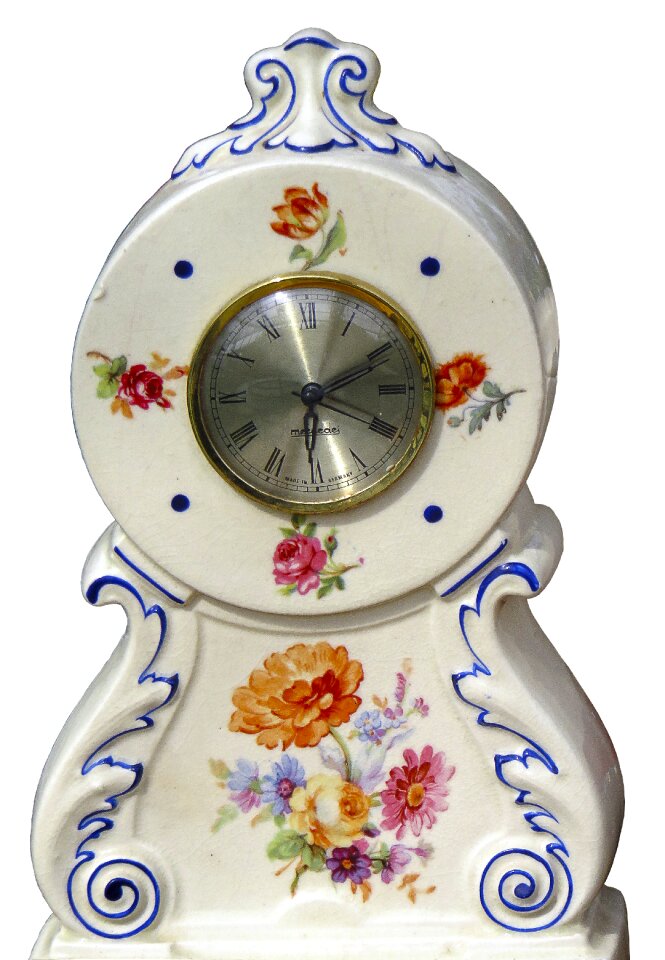 Painted old ceramic