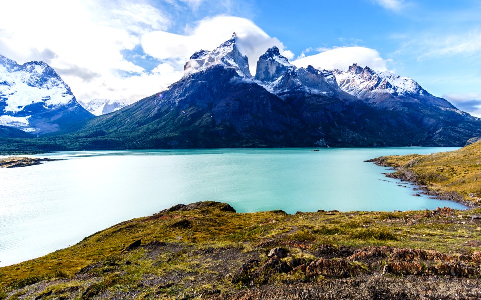Lake, Mountain, Chile