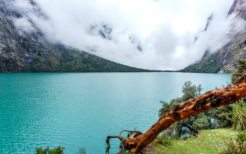 Mountains, Peru, Lake