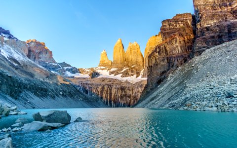 Lake, Mountain, Chile photo