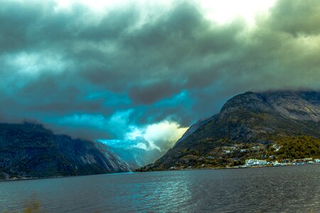 View sea landscape photo