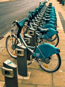 Dublin, Irel, Bicycles photo