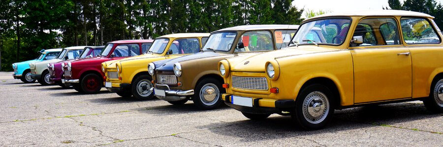 Divided germany vehicles historically