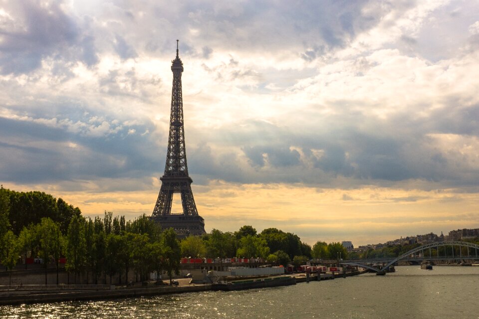 Tower eiffel landmark photo