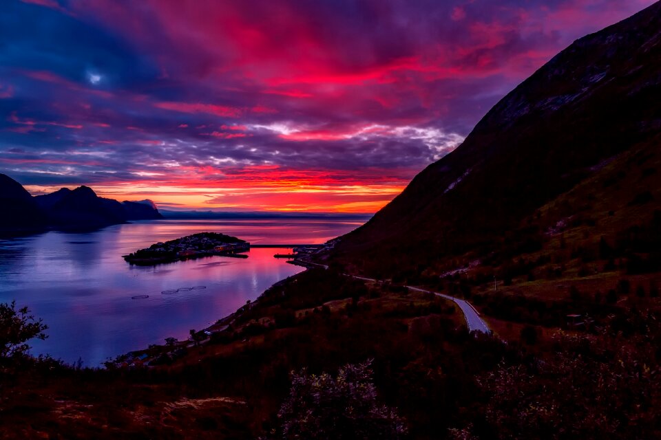 Beautiful sky clouds photo