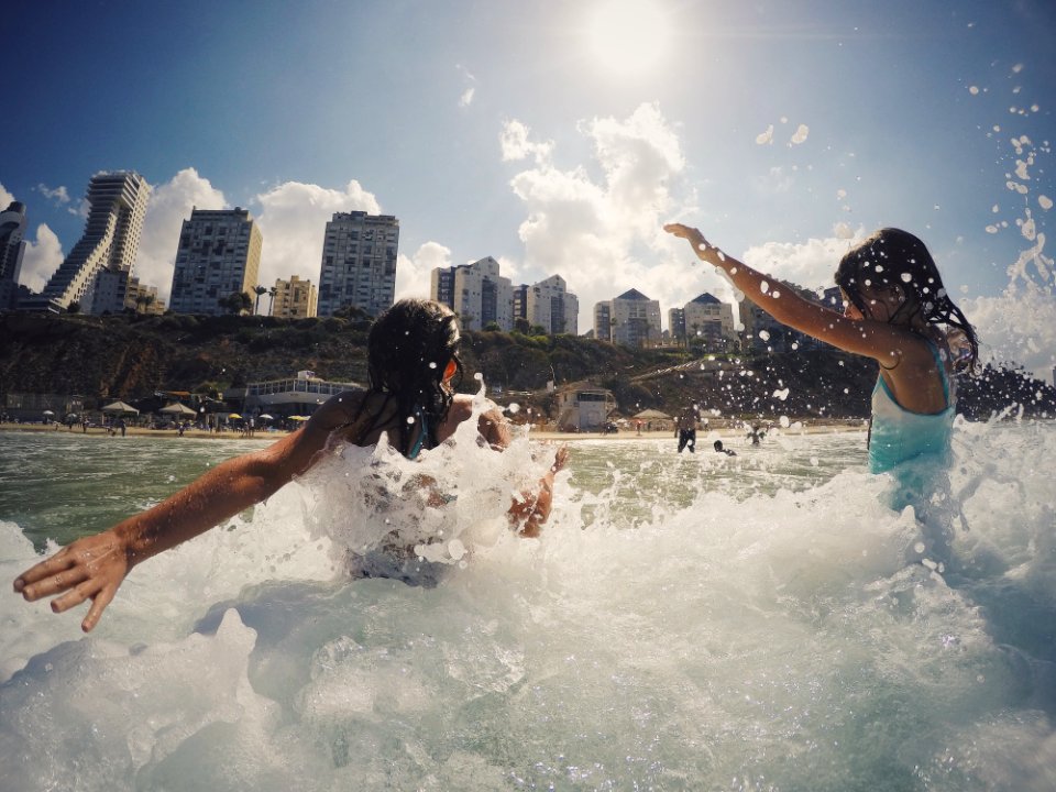 Netanya, Israel, Waves