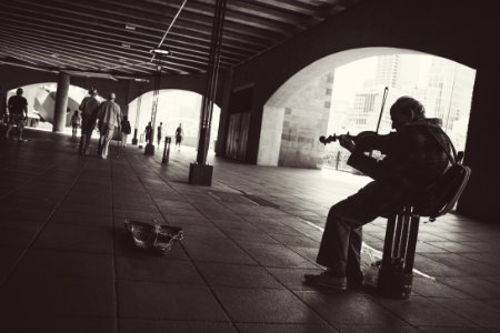 Urban, People, Violin