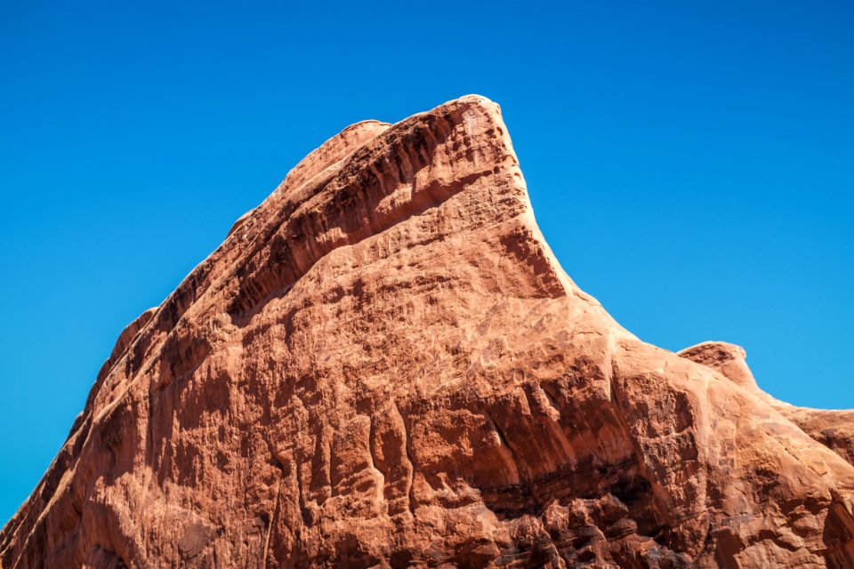 brown rock formation