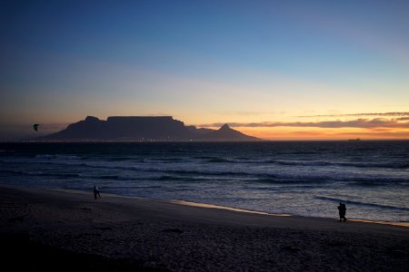 Cape town, South africa, Bloubergstr photo