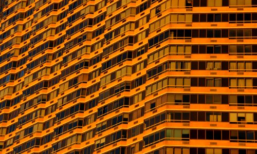 orange concrete building photo