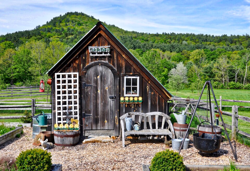 Rural wooden outdoor