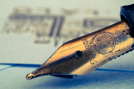 Ink write letters