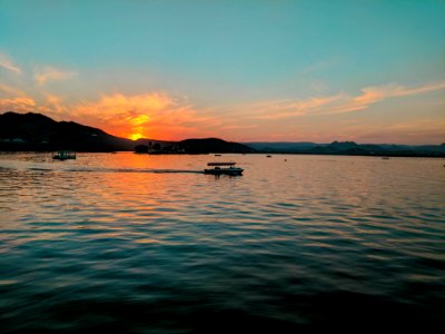 Udaipur, Sunset, Boat photo