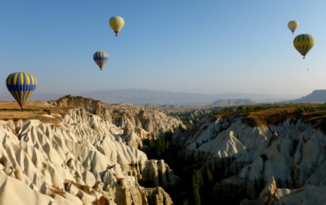 Cappadocia, Turkey, Hot air balloons photo