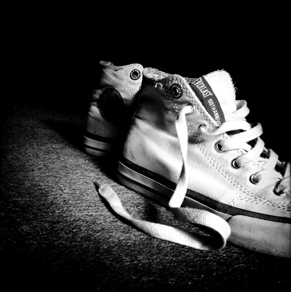 Shoe, Shoelace, Black