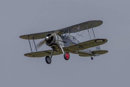 Aviation gloster biplane photo