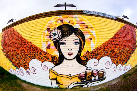 Street art, Wall mural, Wall photo