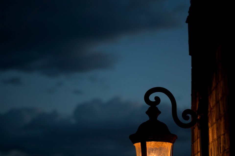 Sky, Clouds, Streetlight