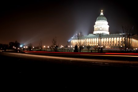 Night photography, Utah, Capital