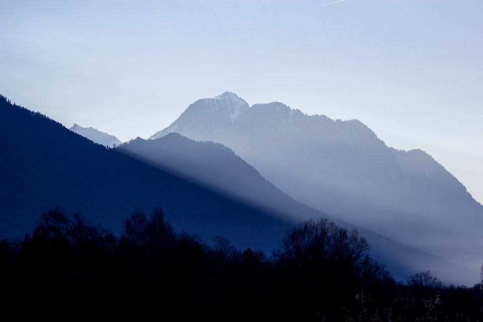 landscape photography of mountains