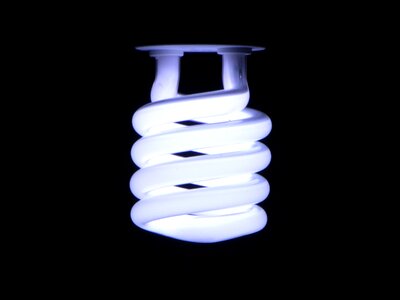 Electricity idea lights photo