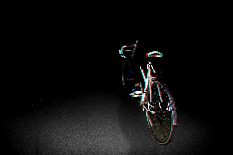 photo of blue and black road bike