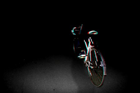 photo of blue and black road bike