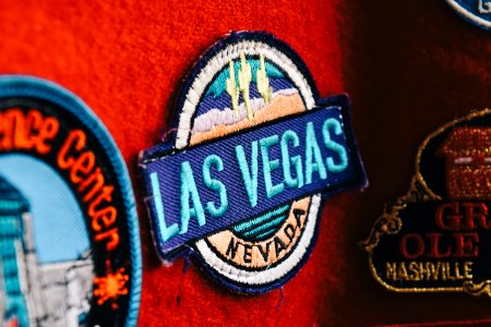 Las Vegas clothe patch photo