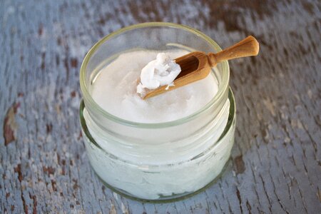 White glass healthy