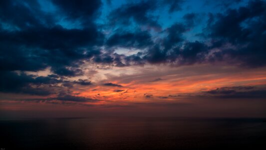 Cloud puzzle sunset photo