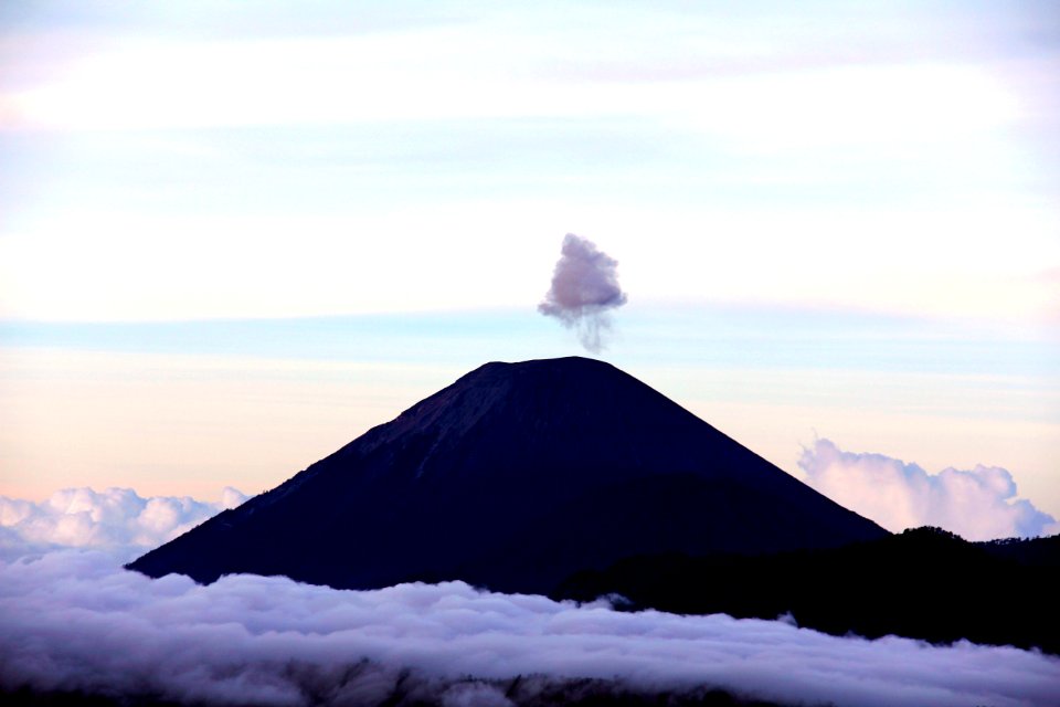 Indonesia, Volcano, Mountain