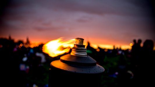 Light, Fire, Sunset