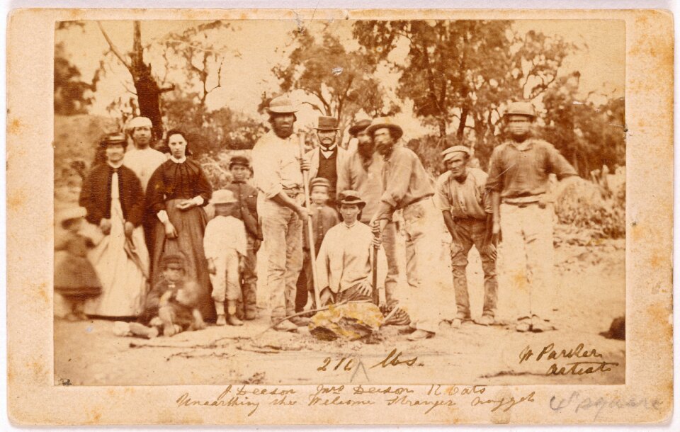 Vintage gold nugget men