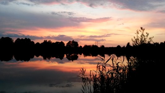 Ekavas pagasts, Latvia, Night