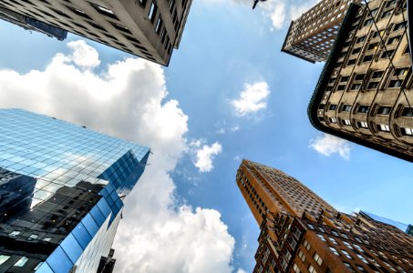 Buildings, Sky, Manhattan