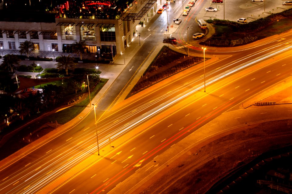 City, Traffic, Longexposure