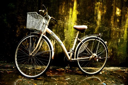 Hi an, Vietnam, Bike basket photo