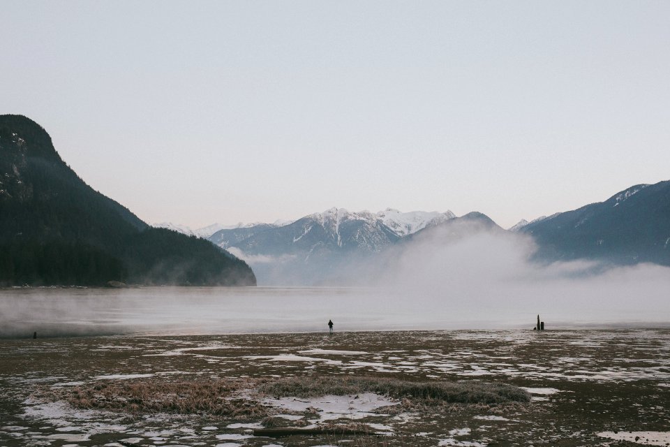 Travel, Snow, Sunrise