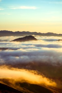 photo of clouds and mountains