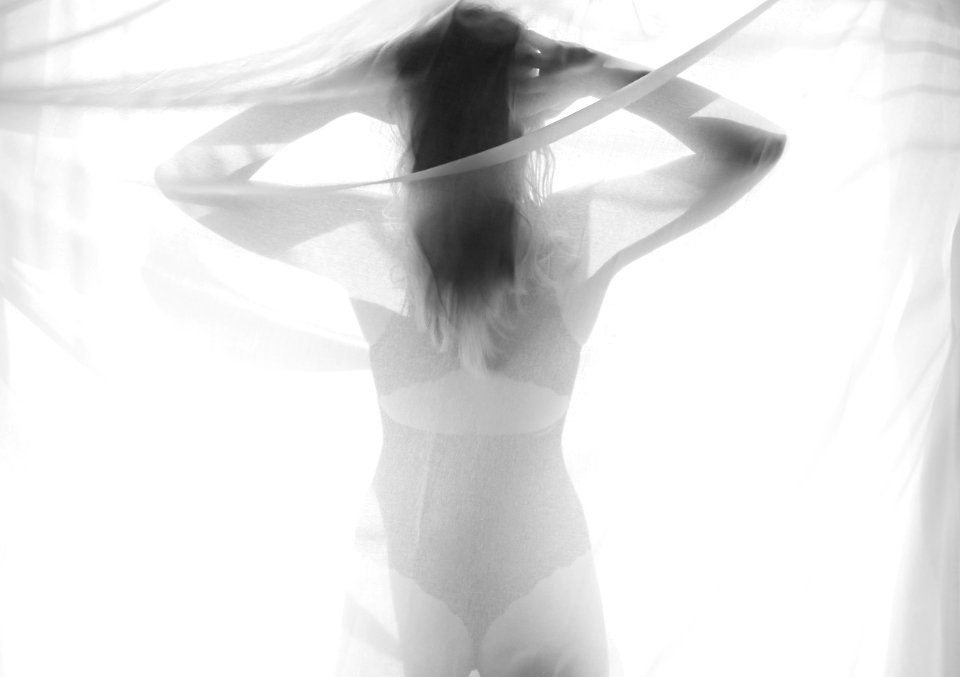 Grey, Back, Silhouette