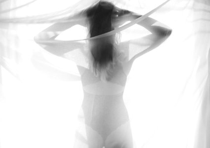 Grey, Back, Silhouette