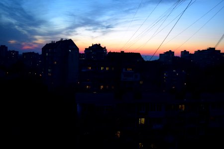 Vladivostok, Russia, Evening sunset photo