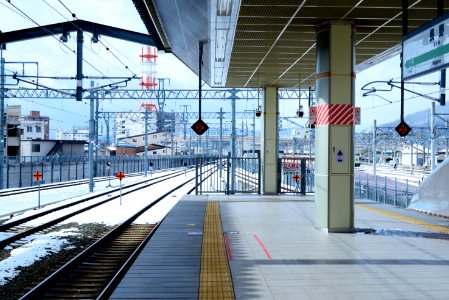 Nagano station, Japan, Train station photo