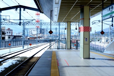 Nagano station, Japan, Train station
