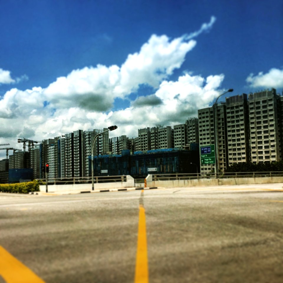 Singapore, Sky, Buildings