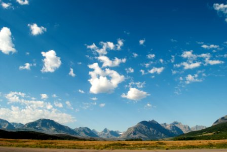 Saint mary lake, United states, Blue photo